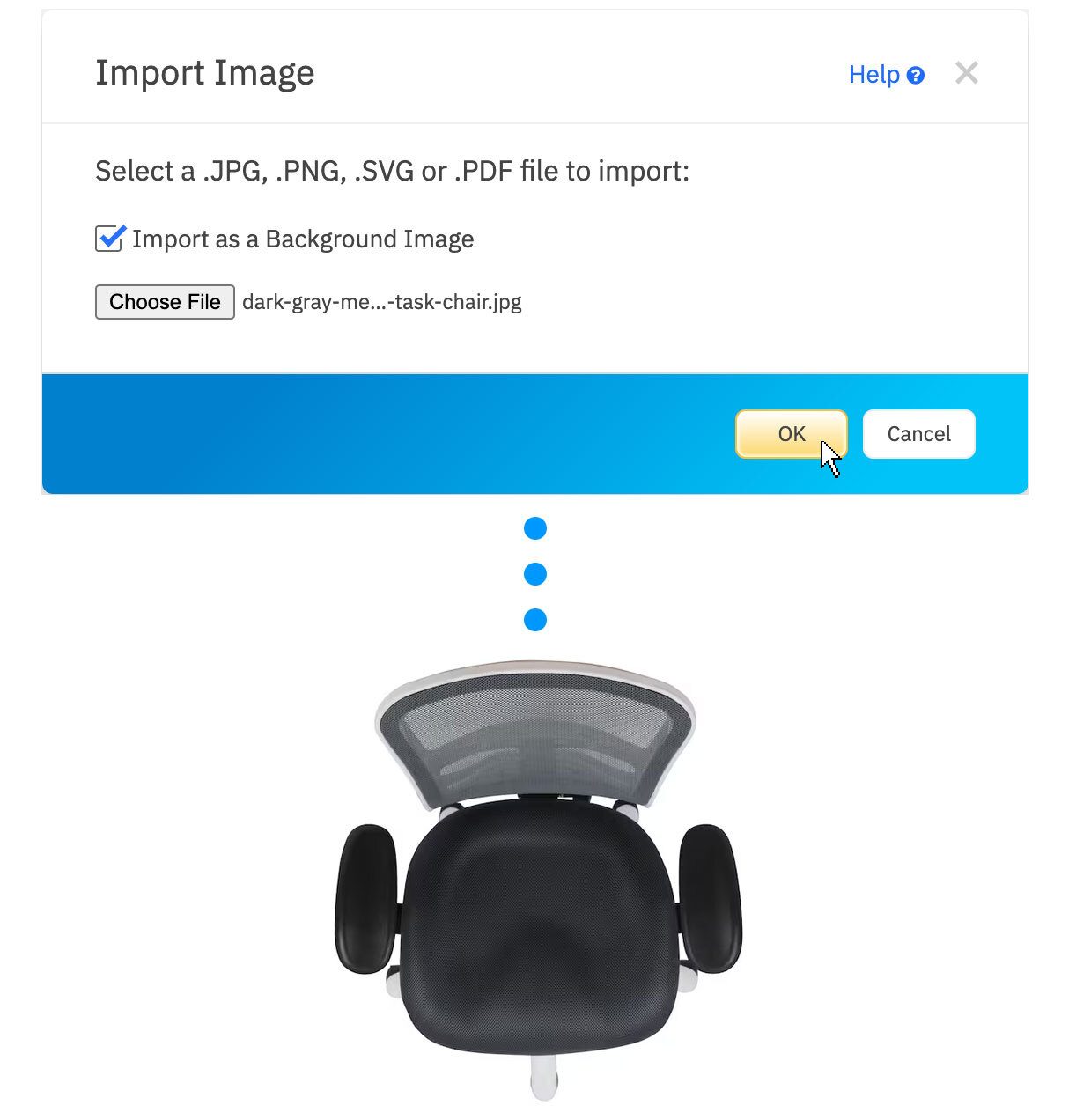 Import images into SmartDraw