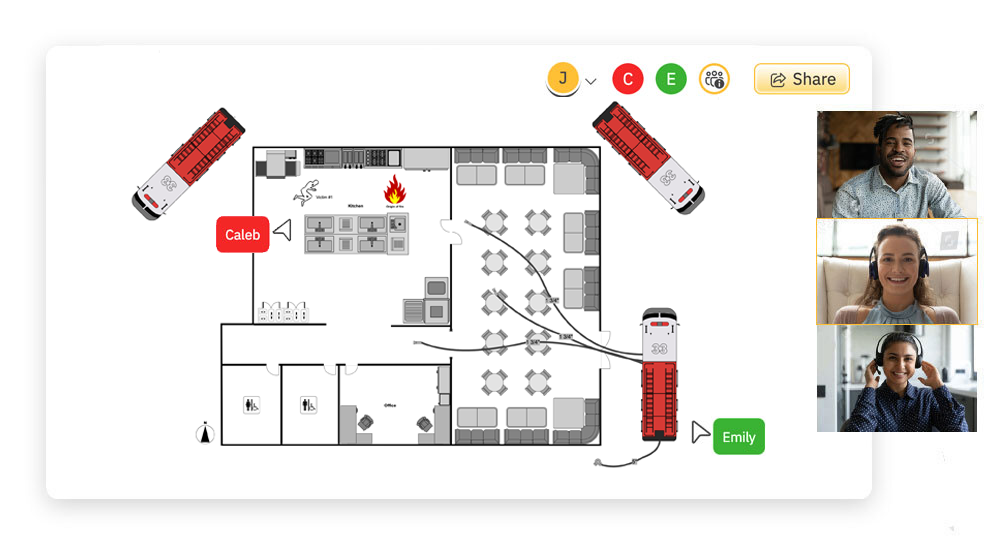Collaborate on Fire scenes