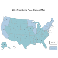 Presidential Electoral Map (2004)